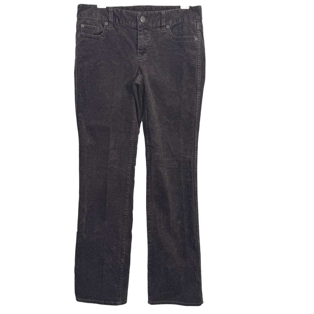 J.Crew Womens Corduroy Pants 4R Favorite Fit Low Mid‎ Rise Vintage Cords Brown
